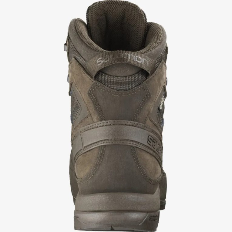 Salomon X Alp GTX Forces Men's Tactical Boots Brown | CA 93Z20